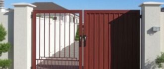 Распашные ворота и калитки: как не ошибиться с выбором