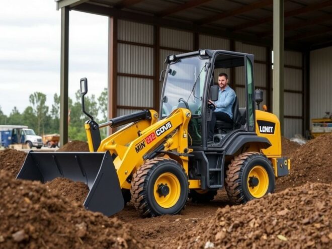 Мини погрузчик Lonking cdm 312: компактный помощник на стройке и в хозяйстве