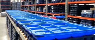 Пластиковые лотки для склада: простой способ навести порядок и ускорить работу