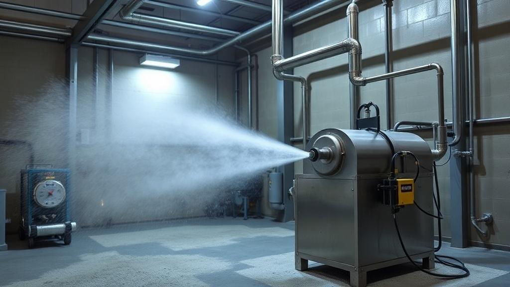 Применение CO₂ в технологиях очистки пескоструйных камер от абразивной пыли — современные подходы и практические решения