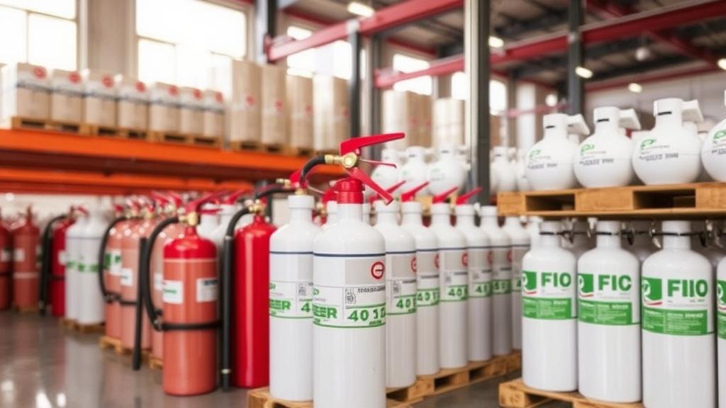 Как рассчитать необходимое количество средств пожаротушения для склада баллонов с CO₂: пошаговый практический подход