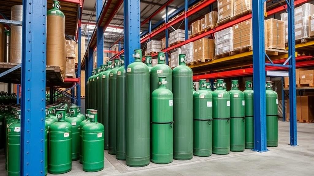 Как правильно хранить баллоны с CO₂ на складе: безопасность и порядок в каждом отсеке