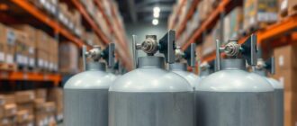 Баллоны с CO₂ с системой автоматической идентификации по RFID для учёта на складе