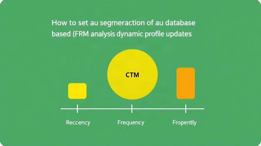 Как настроить автоматическую сегментацию базы по RFM‑анализу (давность, частота, сумма покупок) с динамическим обновлением профилей